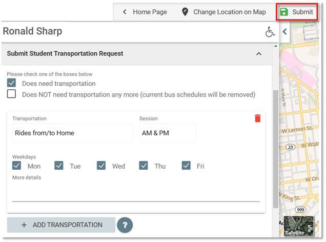 EZR PArent Portal Submit Transport Req Save.png