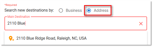 Trip Itinerary Search by address.png